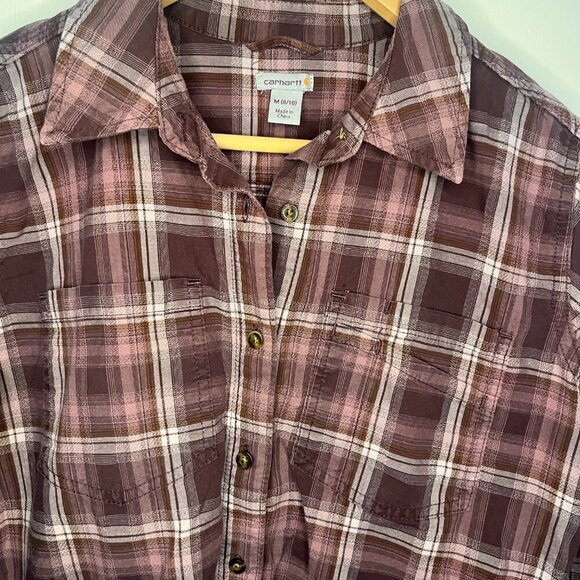 Carhartt Plaid Shirt M - Picture 3 of 4